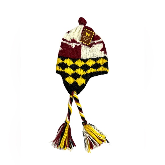 Peruvian Trading Co Maryland Flag Design Hat Made In Peru Acrylic Perika OS NWT - Picture 9 of 9